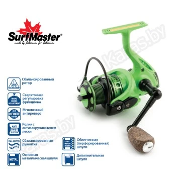 Безынерционая катушка Surf Master Tirata FT 1500A